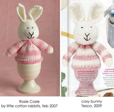 Is this evidence of Tesco using Rosie Cosies IP? Original Image Rosie Cosie and Tesco