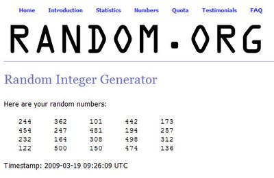 Random number bunny pattern