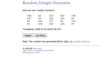 Winners patterns