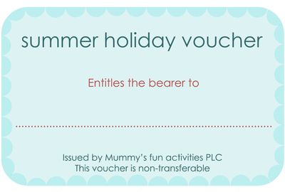 Summerholidayvouchers