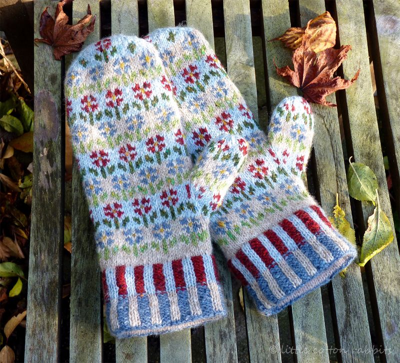 Flowermittens