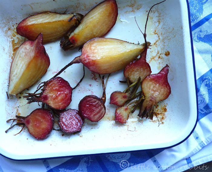 Roast beetroot