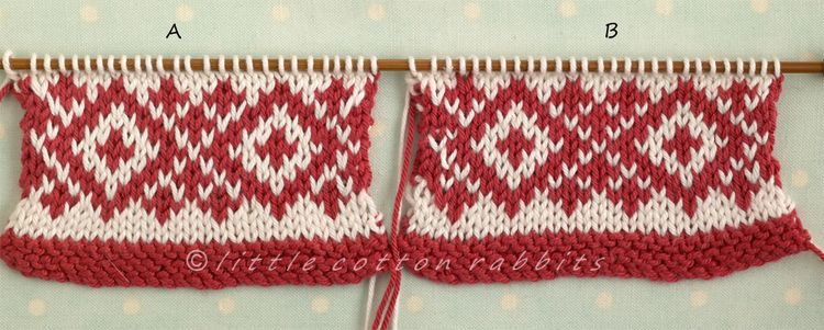 Knitting tips: Fair Isle/stranded colourwork - Little Cotton Rabbits