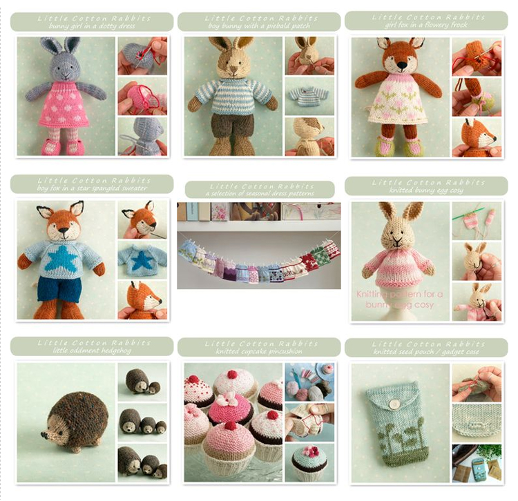 Little Cotton Rabbits Patterns To Buy