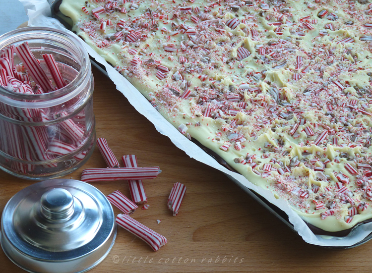 Peppermint bark