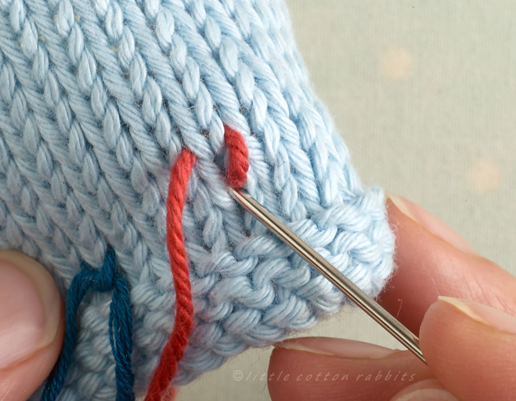 Double Knit Fabric Stitch - Knitting Stitch Dictionary 