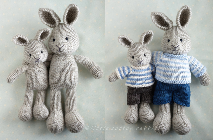 About me & my knitting - Little Cotton Rabbits