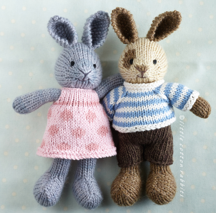 Knitted rabbits store