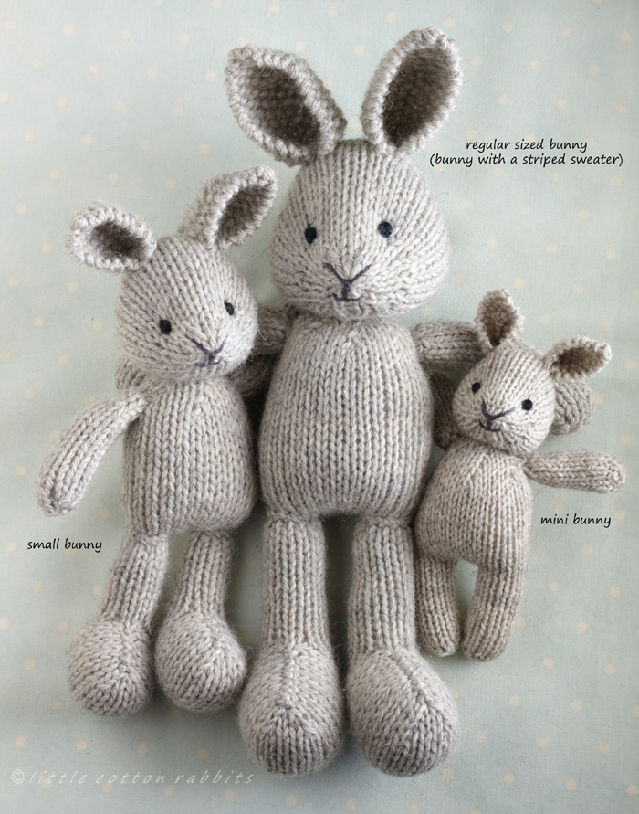 Knitted rabbits store