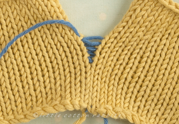 Loose stocking stitch