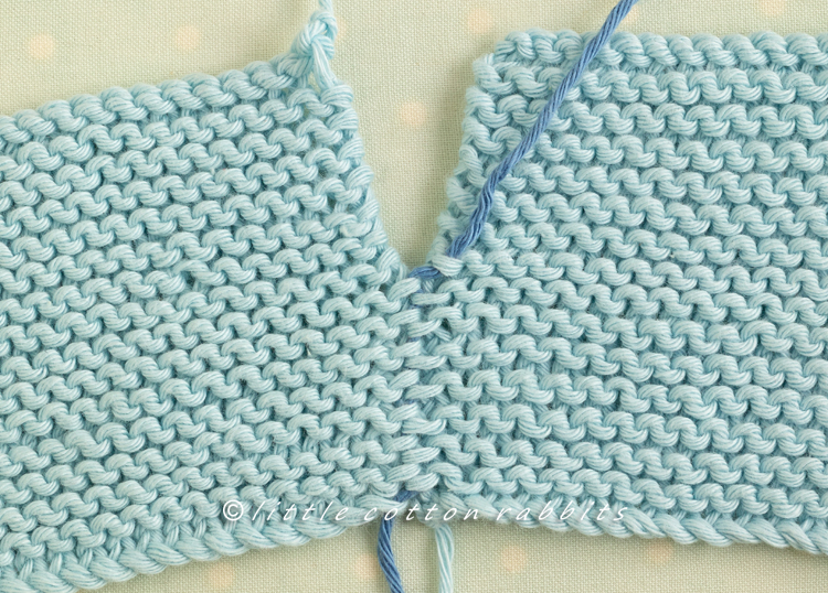 Garterstitch right Garterstitch right
