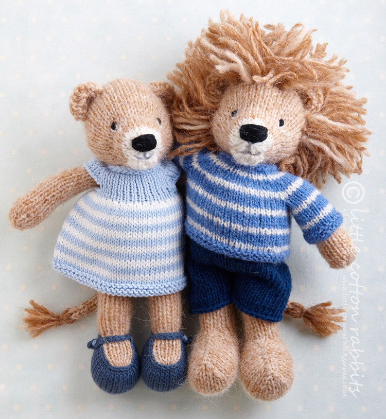 Lion Brand Yarn - These knit bunnies by Whitney's Whimsies