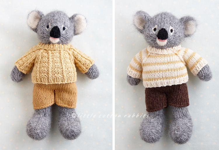 Koala in sweaters