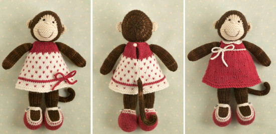 Monkey in a dress banner