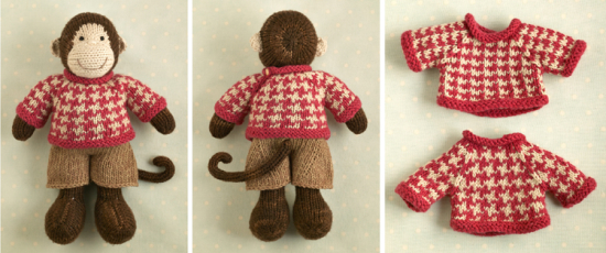 Monkey in a sweater banner