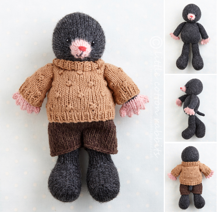 Heart Sweater and Pants for Teddy Bear or Bunny Knitting Pattern