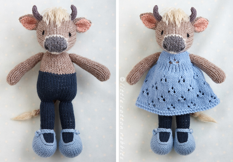 Teddy Bear Sweater pattern by PetiteKnit