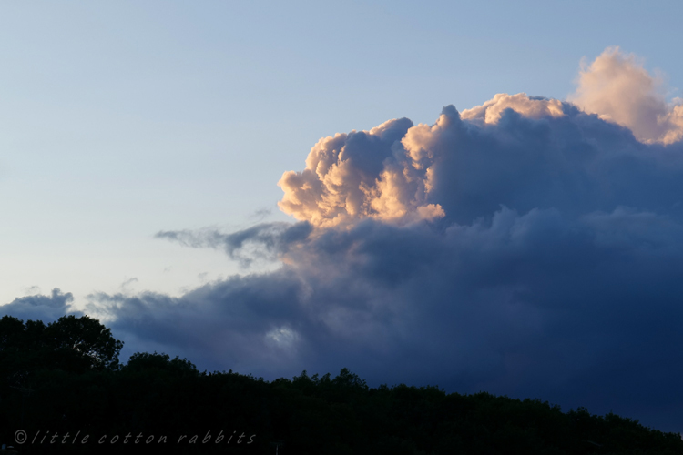 Departing storm